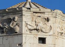 Tower of the Winds in the Roman Agora in Athens. Photos by Julie Skurdenis